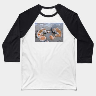 Moeraki Boulders, rochers sphériques , Nouvelle-Zélande Baseball T-Shirt